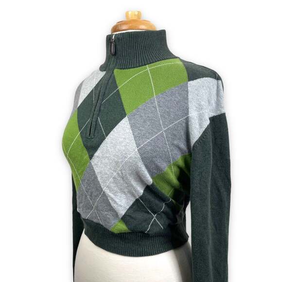 y2k plaid crop top | gilmore girls inspo | fall outfits | size large - Picture 3 of 10